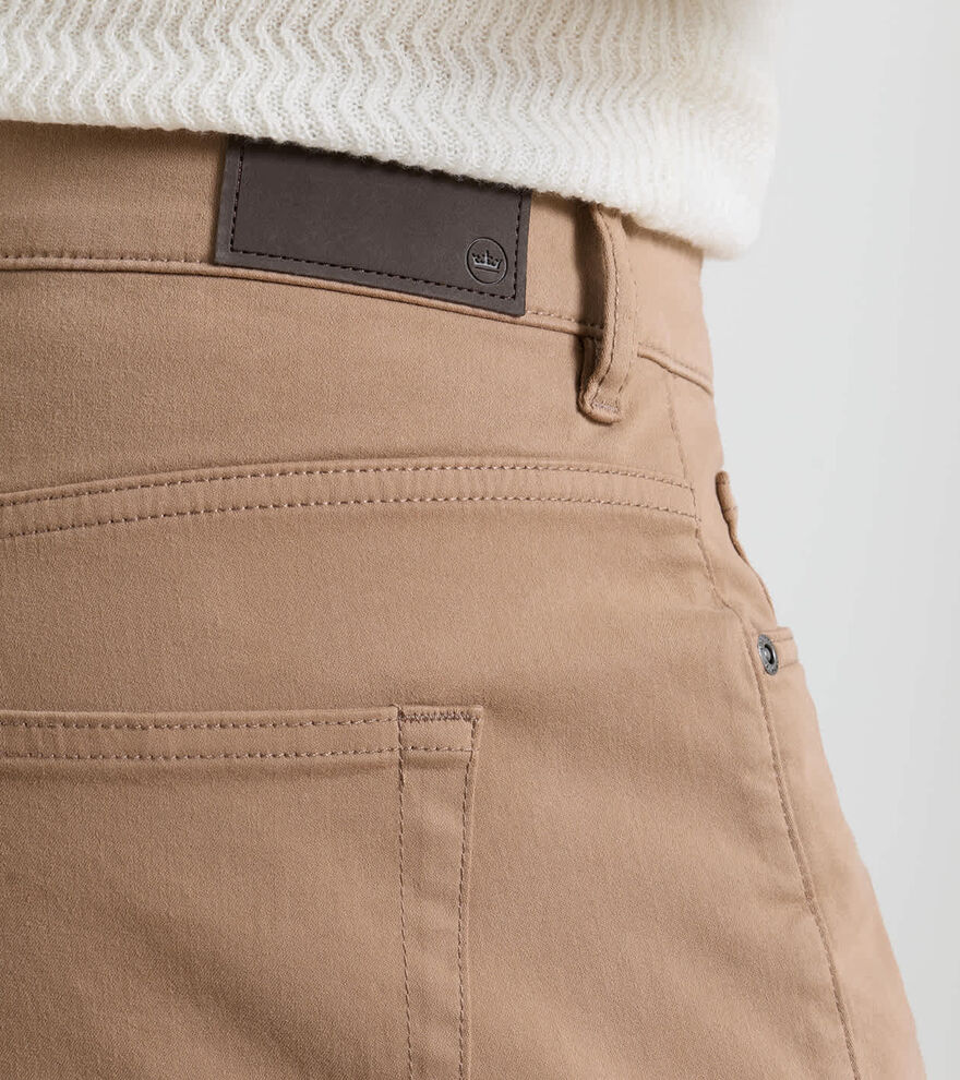 Signature Sateen Five-Pocket Trouser image number 4