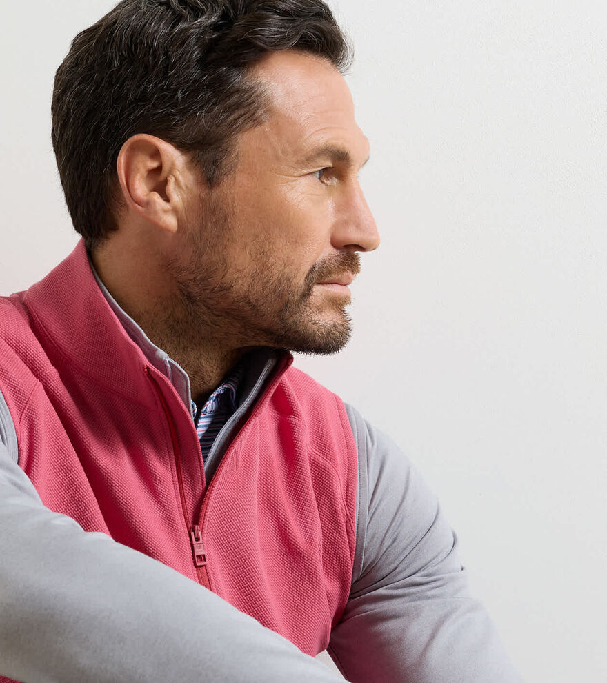 Cradle Piqu&eacute; Performance Full-Zip Gilet - Alternate Image 5