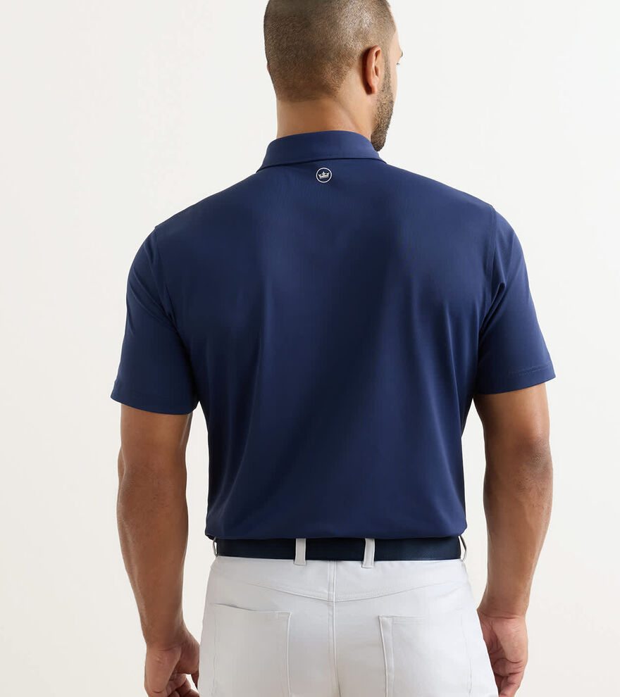 Solid Performance Mesh Polo image number 3