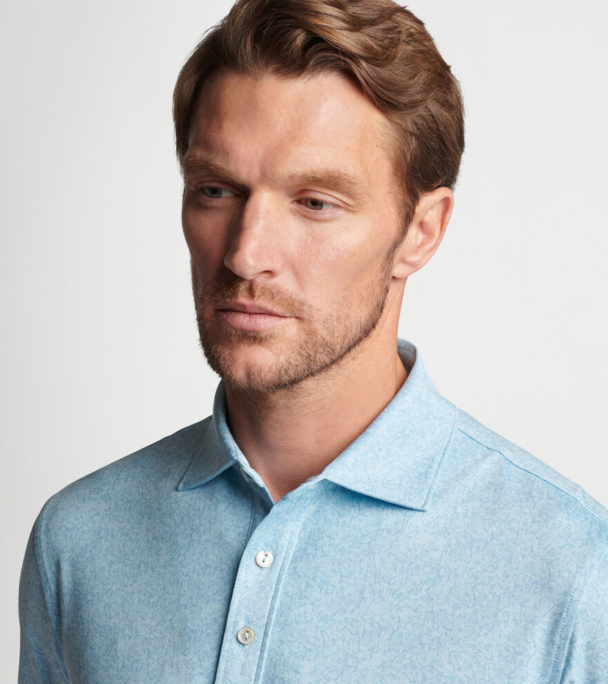 Clean Shaven Performance Jersey Polo image number 4