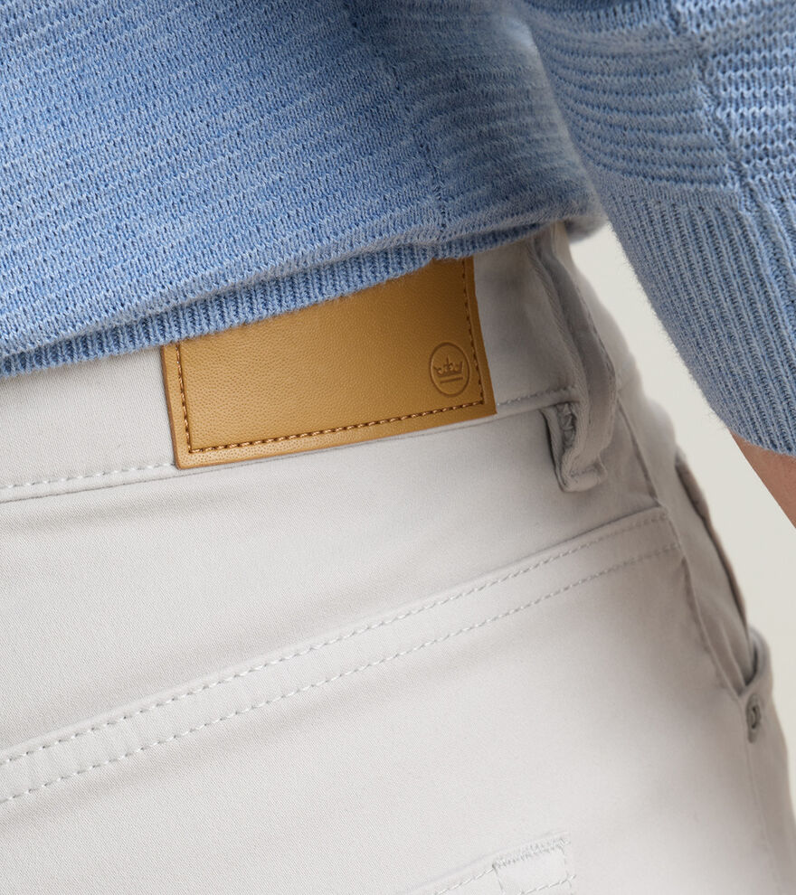 Signature Sateen Five-Pocket Trouser image number 4