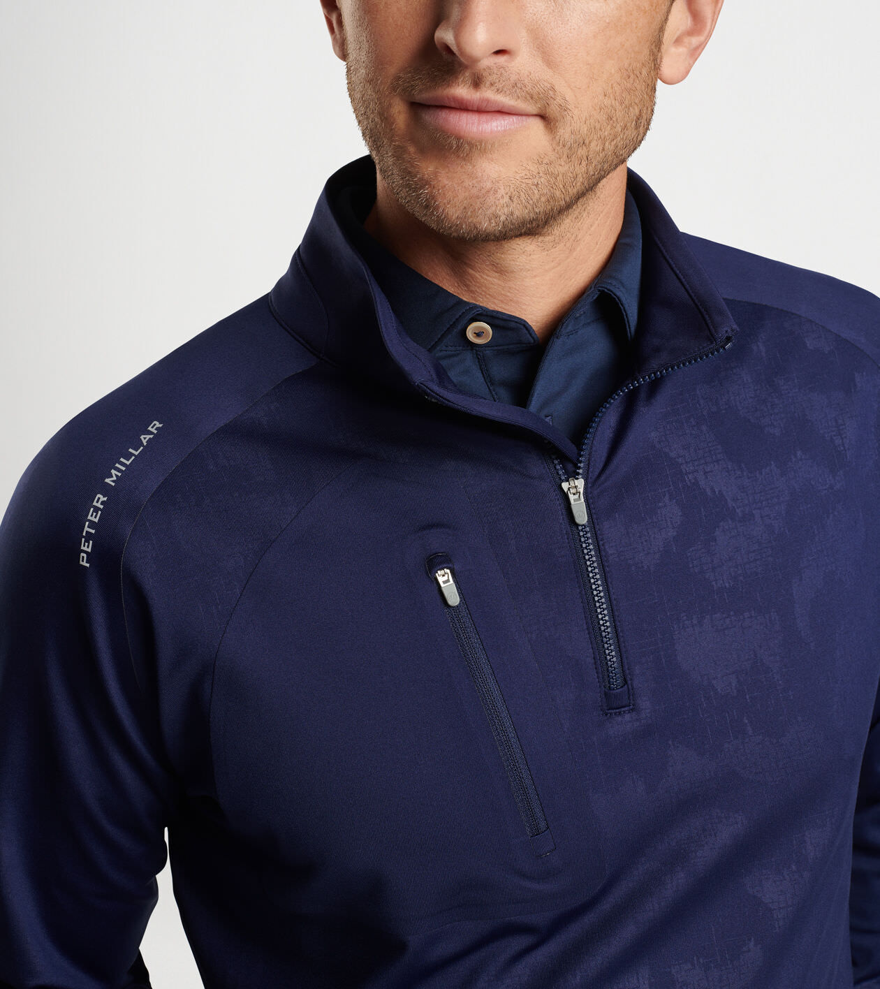 Peter millar camo quarter zip outlet