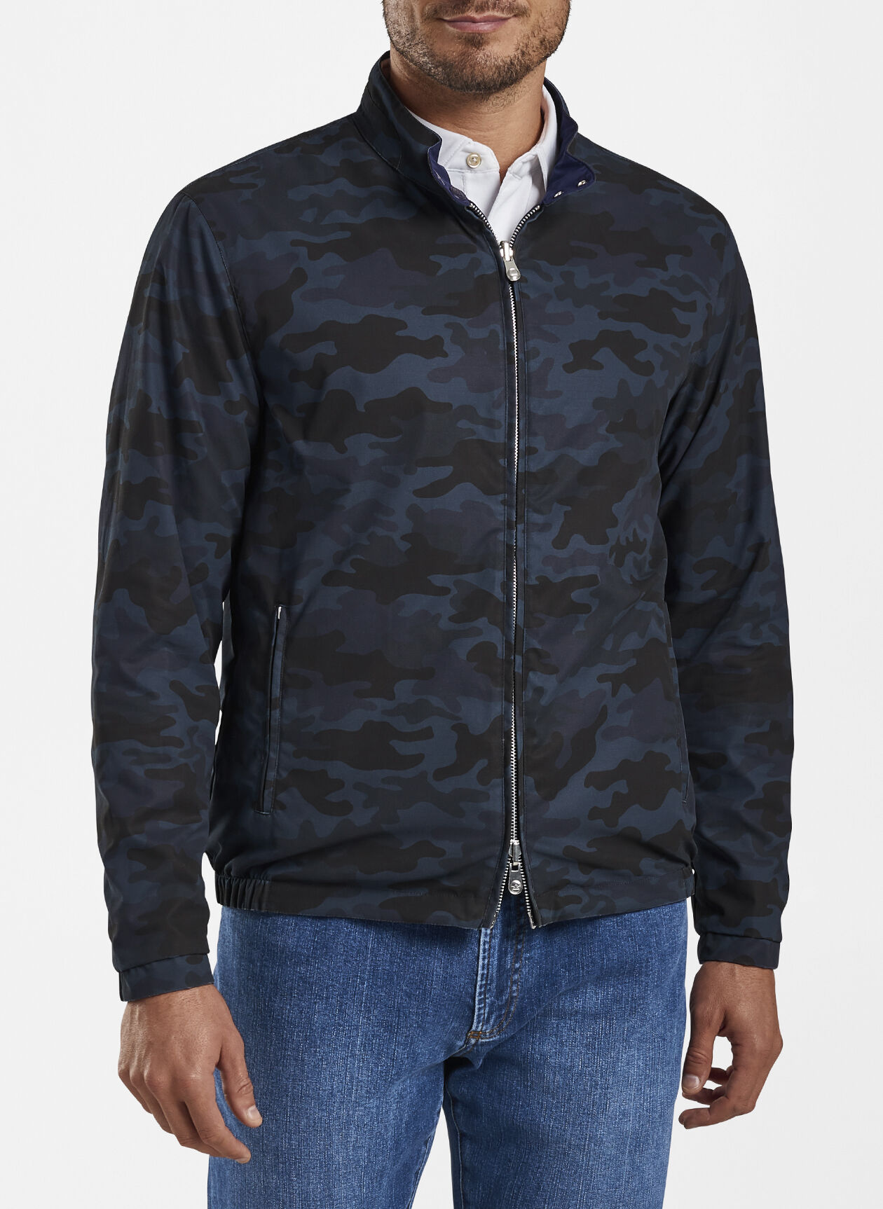 Reversible camo bomber jacket hot sale