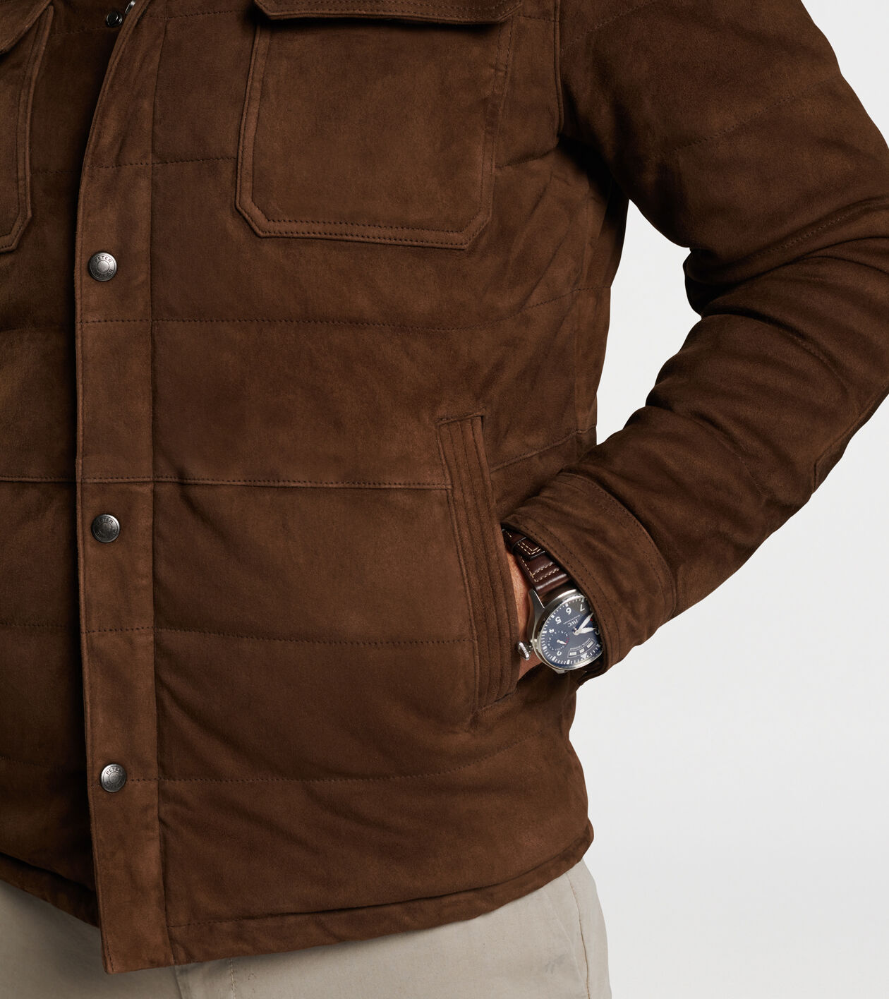 Suede hotsell hooded jacket