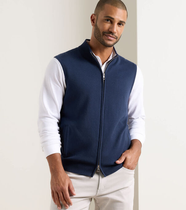 Coolspun Lite Full-Zip Sleeveless Jumper - Alternate Image 1