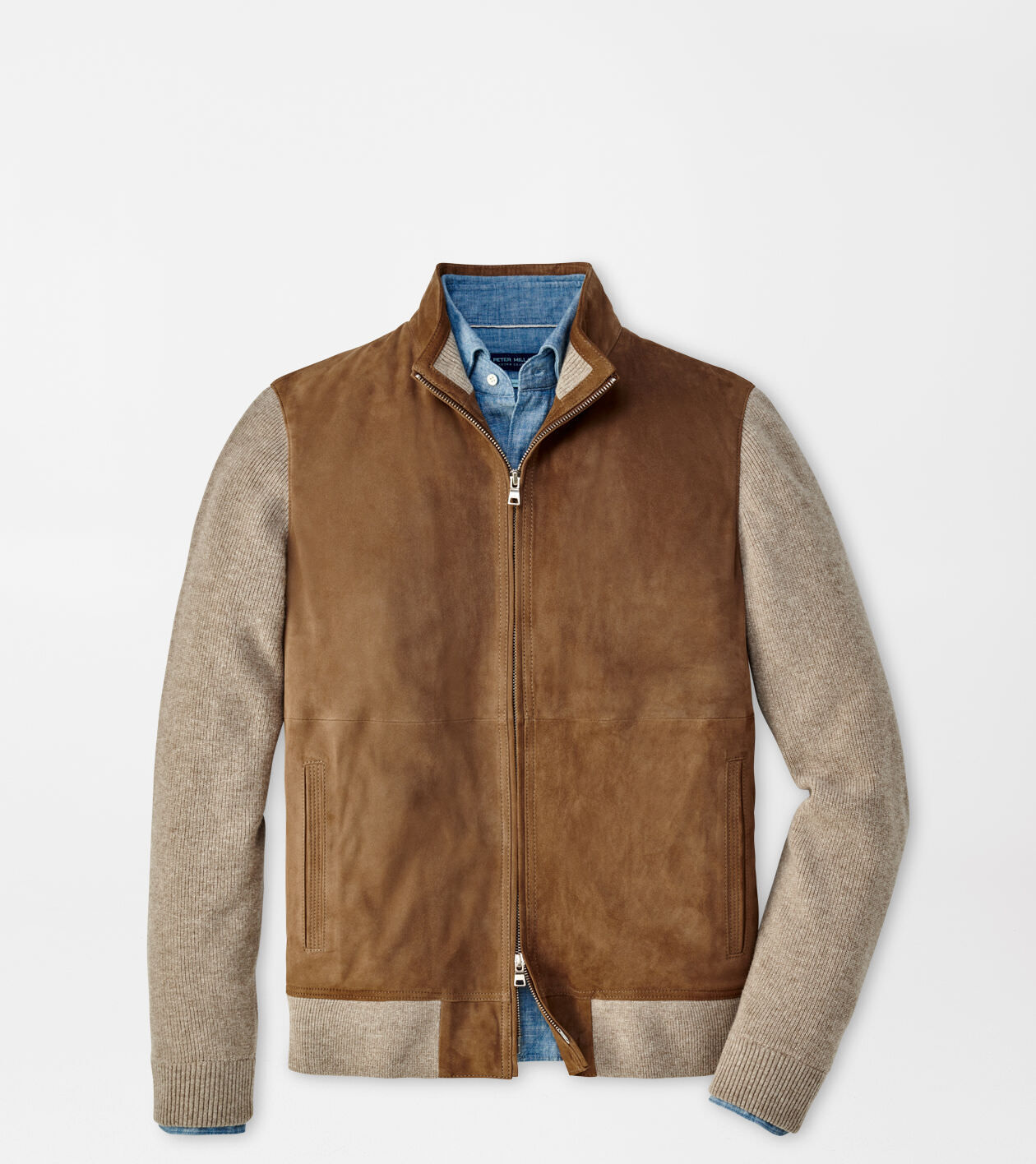 Soho Suede Cardigan Men s Jumpers Peter Millar