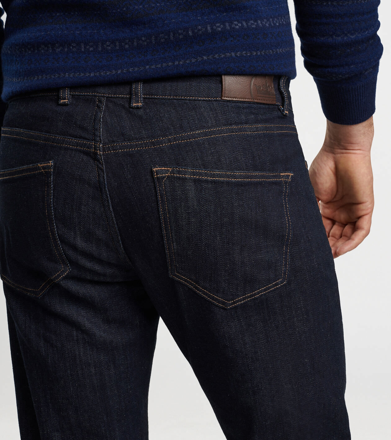 Vintage Washed Five Pocket Denim Men s Pants Peter Millar