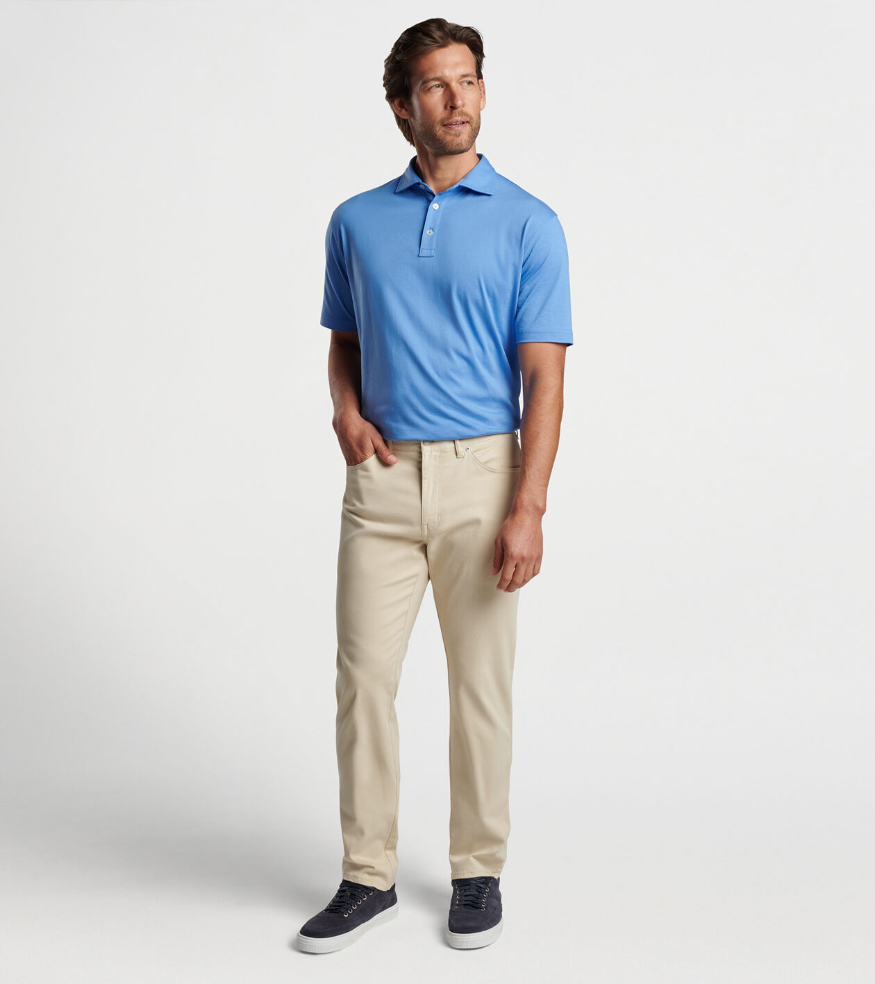 Polo shirt with crown logo cheap