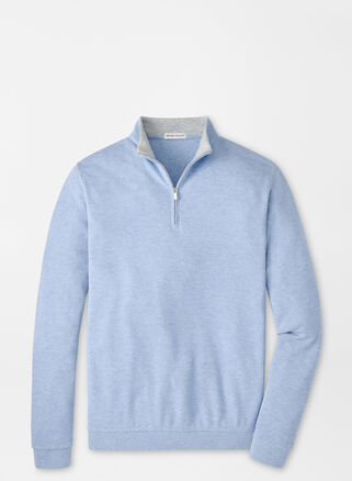 Peter Millar Crown Comfort Pullover In Cottage Blue