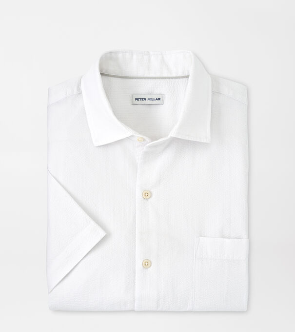 Seaward Seersucker Cotton Shirt
