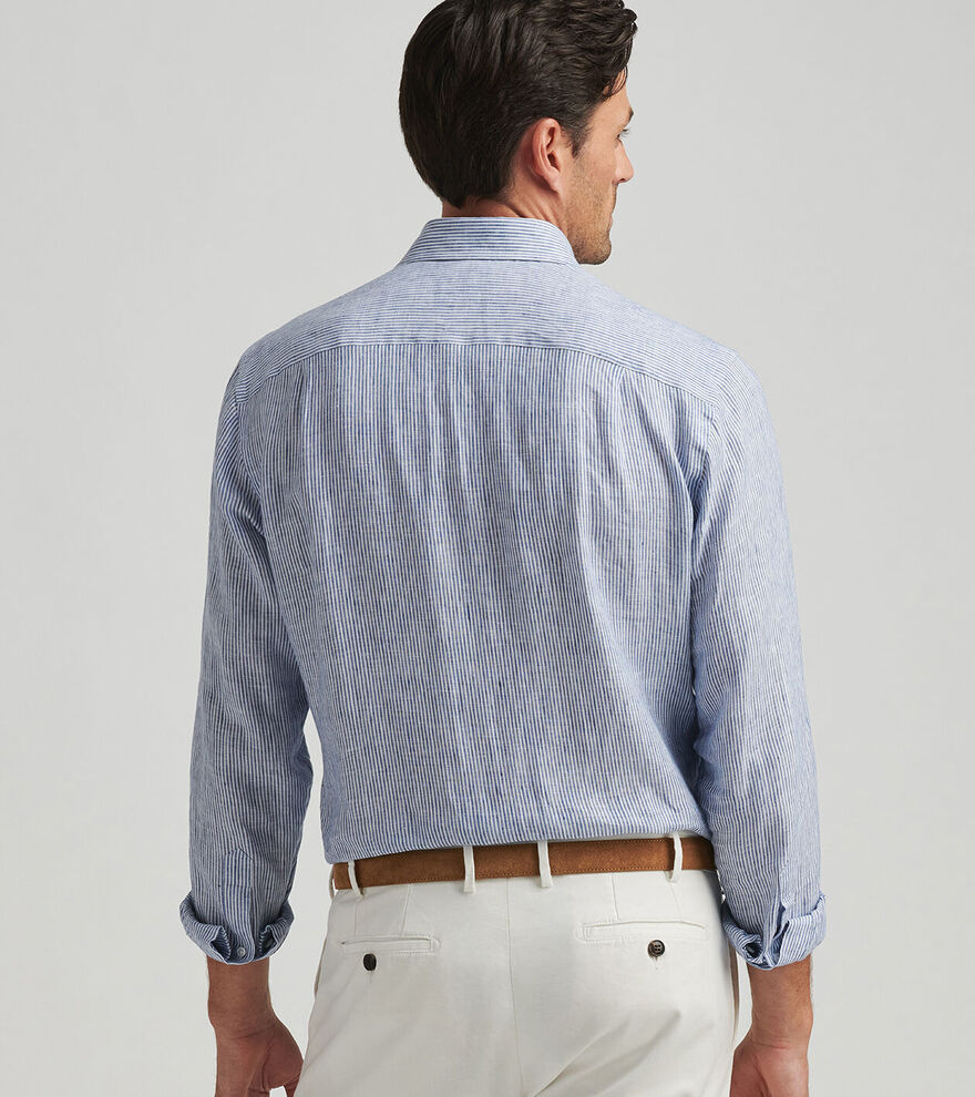 Astino Lino Stripe Shirt image number 3