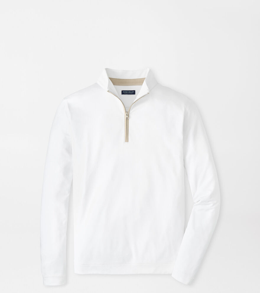 Albatross Cotton-Blend Piqu&eacute; Quarter-Zip image number 1