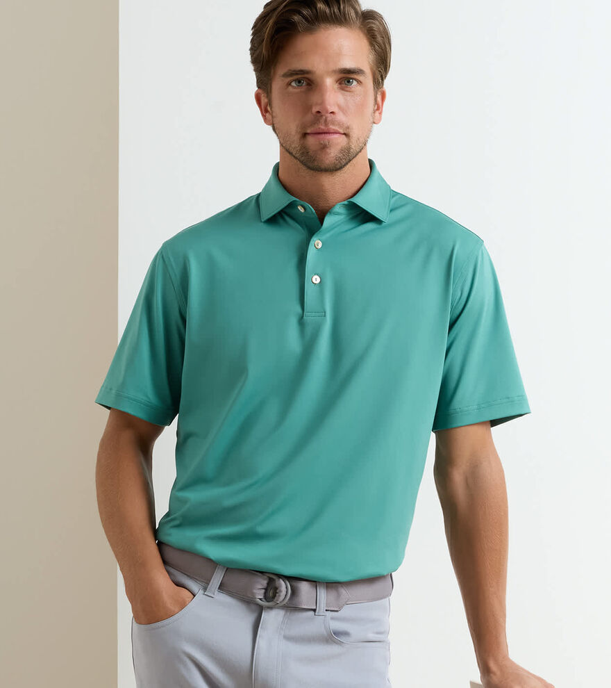 Solid Performance Jersey Polo - Alternate Image 1