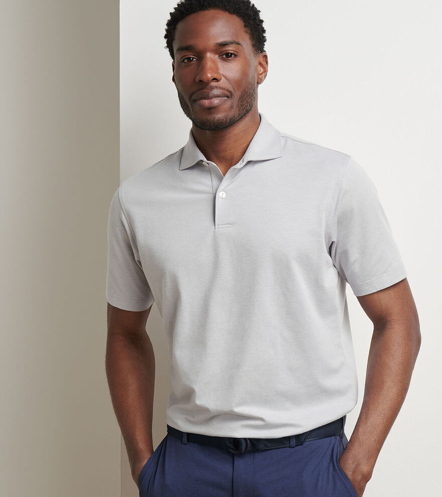 Albatross Cotton-Blend Piqu&eacute; Polo image number 2