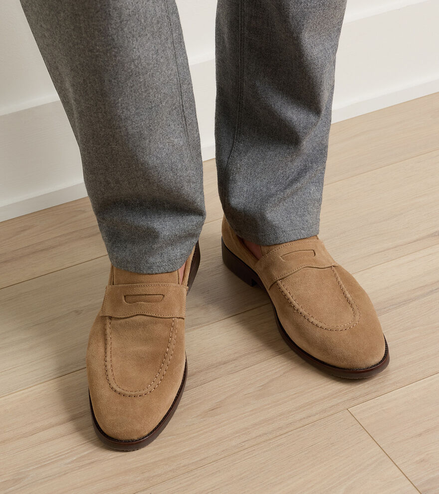 Madison Suede Penny Loafer - Alternate Image 1