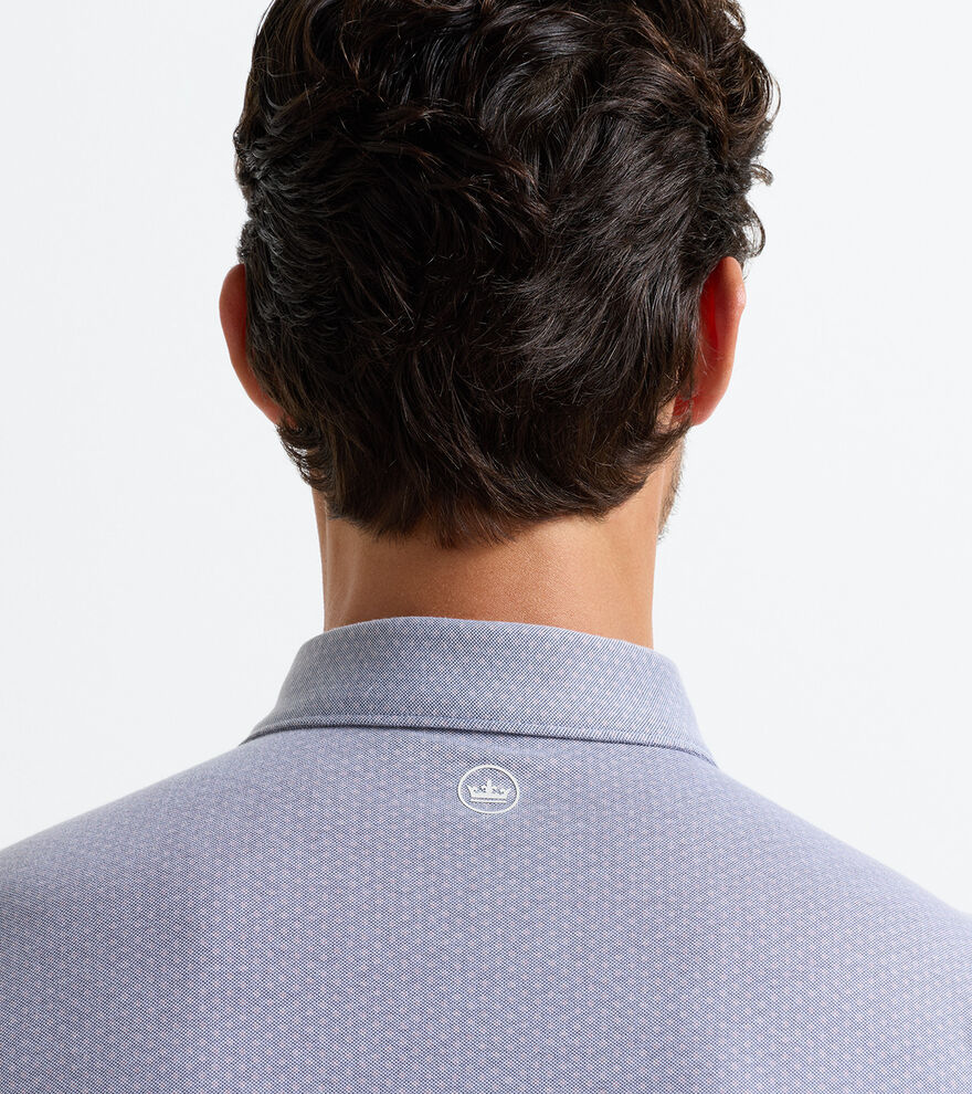 Albatross Diamond Cotton-Blend Piqu&eacute; Polo image number 4