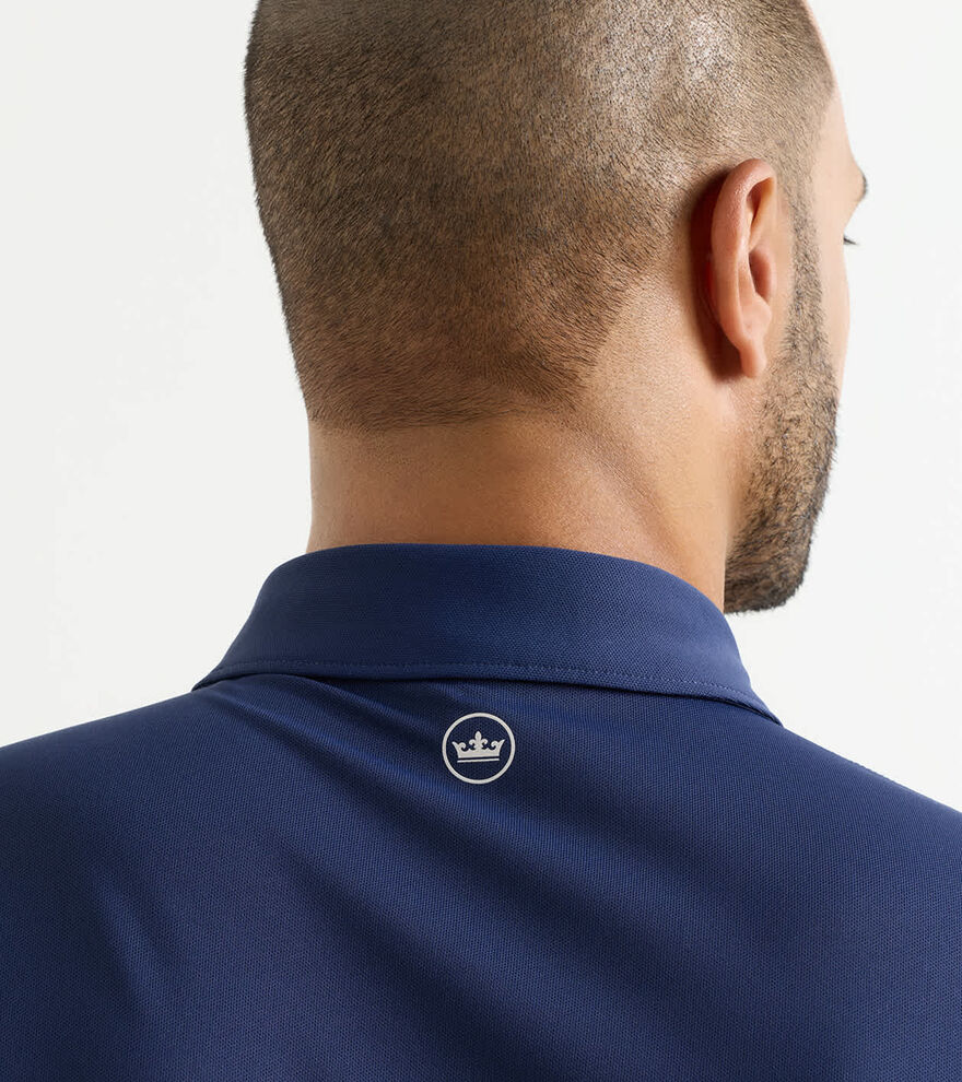 Solid Performance Mesh Polo image number 4