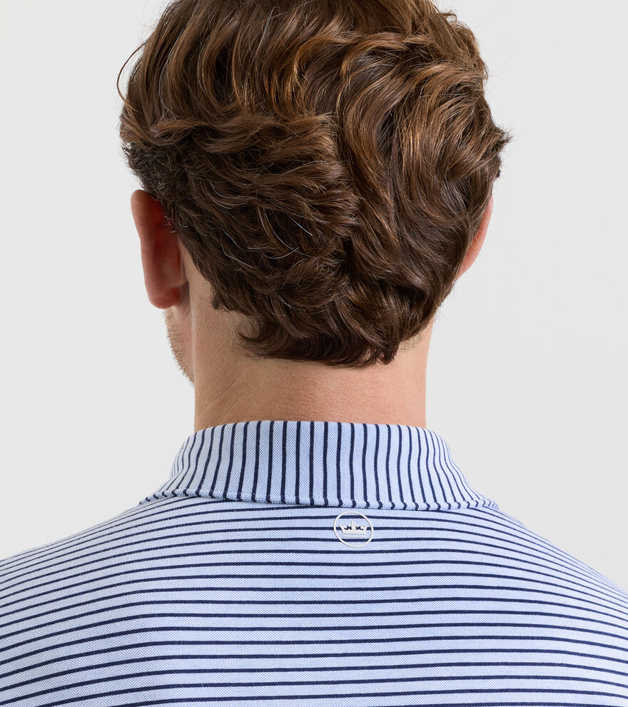 Albatross Stripe Cotton-Blend Piqu&eacute; Polo image number 4