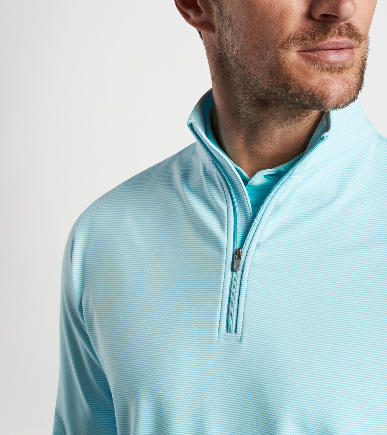 Light blue deals quarter zip
