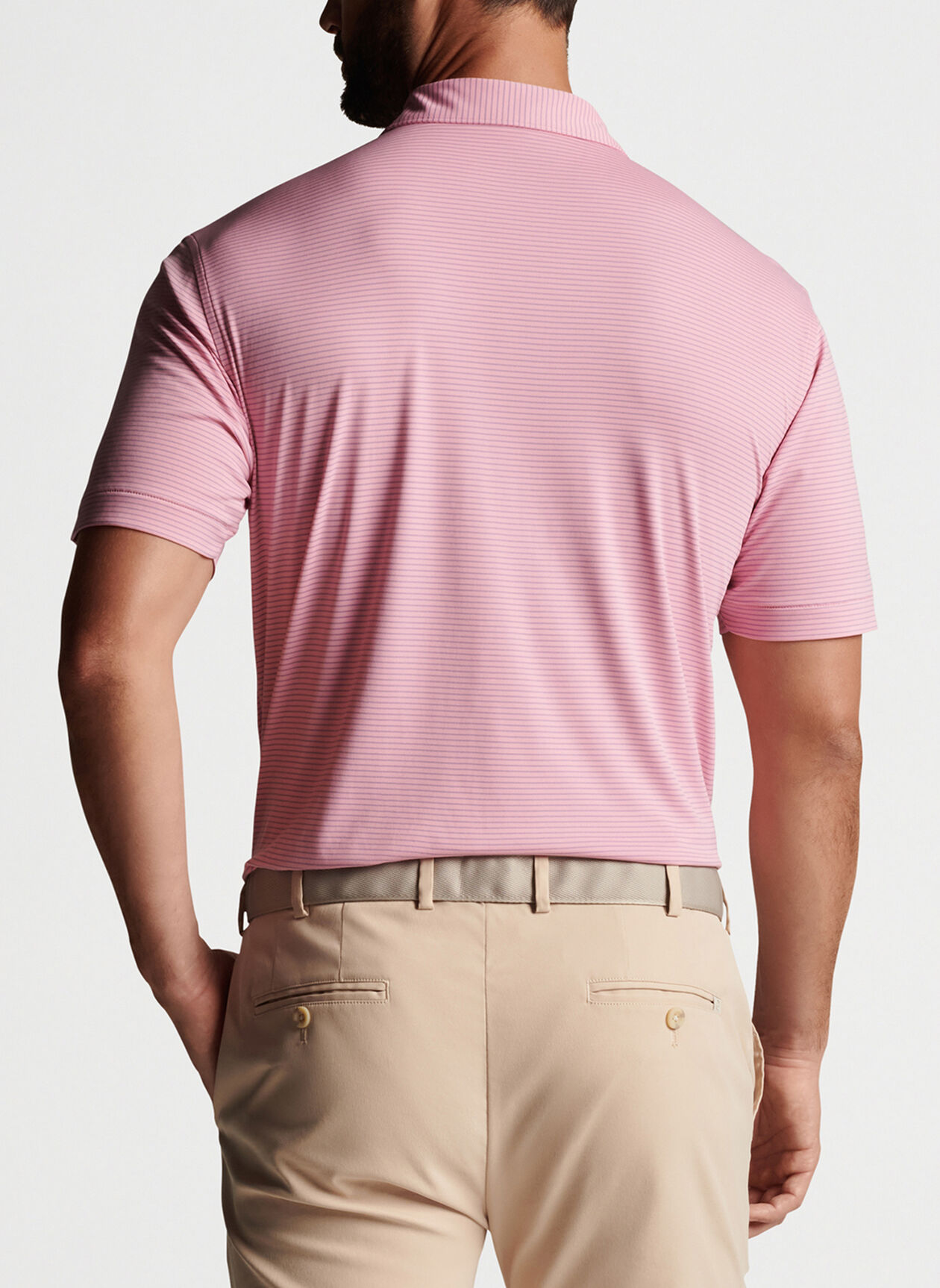 Featherweight Stripe Polo Men's Polo Shirts Peter Millar