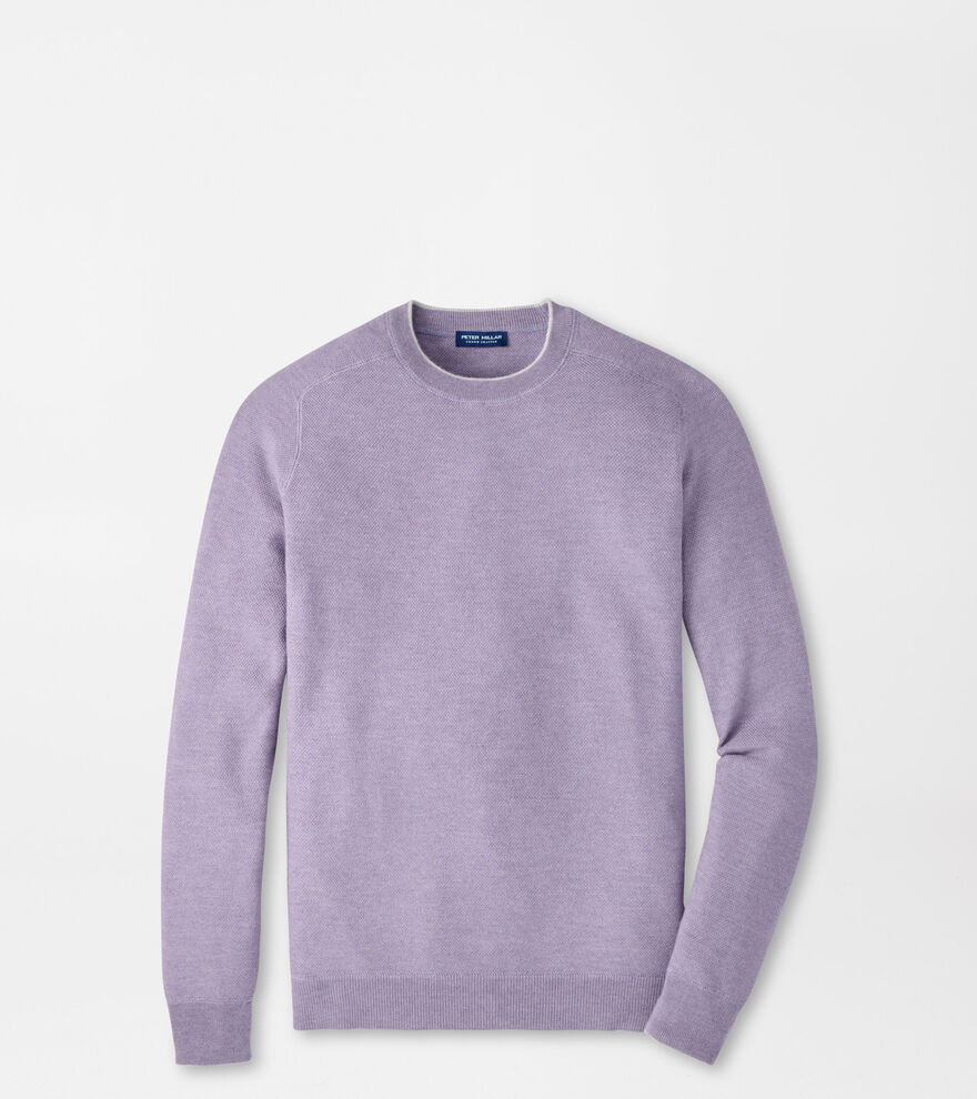 Voyager Cashmere-Silk Saddle Shoulder Crew image number 1