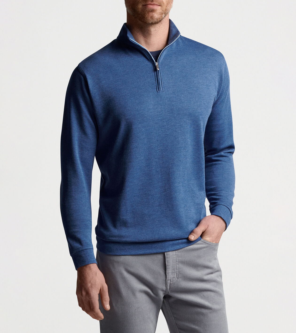 Peter millar comfort cheap interlock quarter zip pullove
