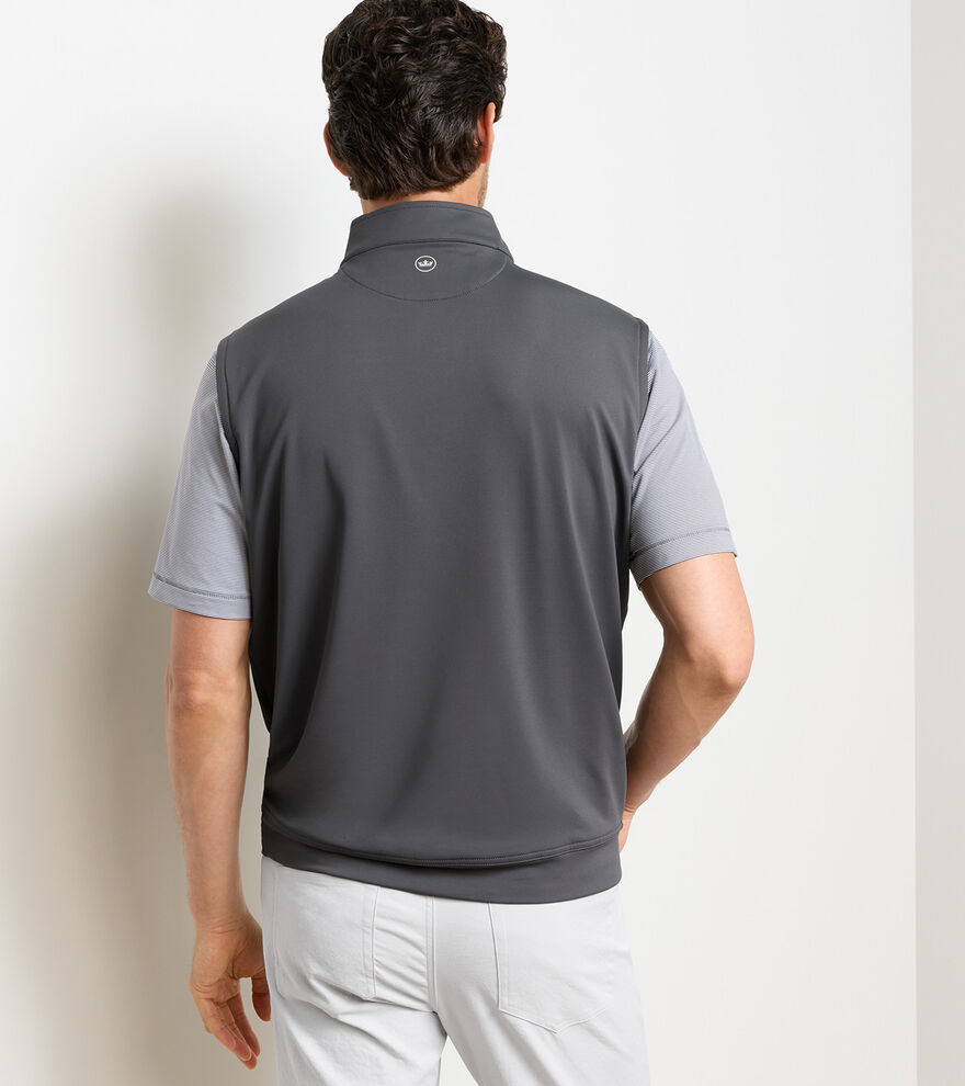 Galway Stretch Loop Terry Quarter-Zip Gilet - Alternate Image 2