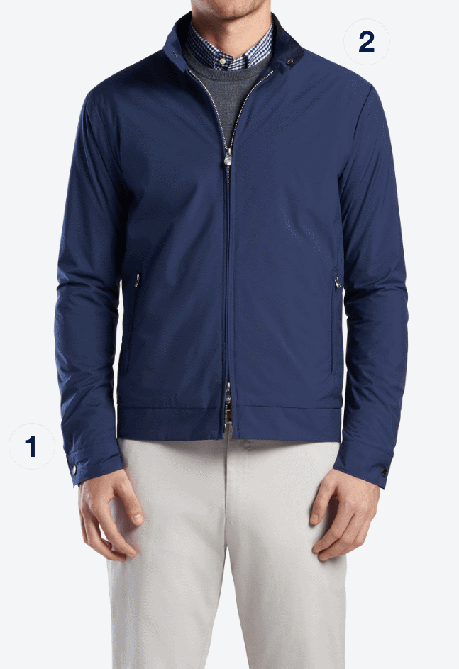 peter millar albatross rain jacket