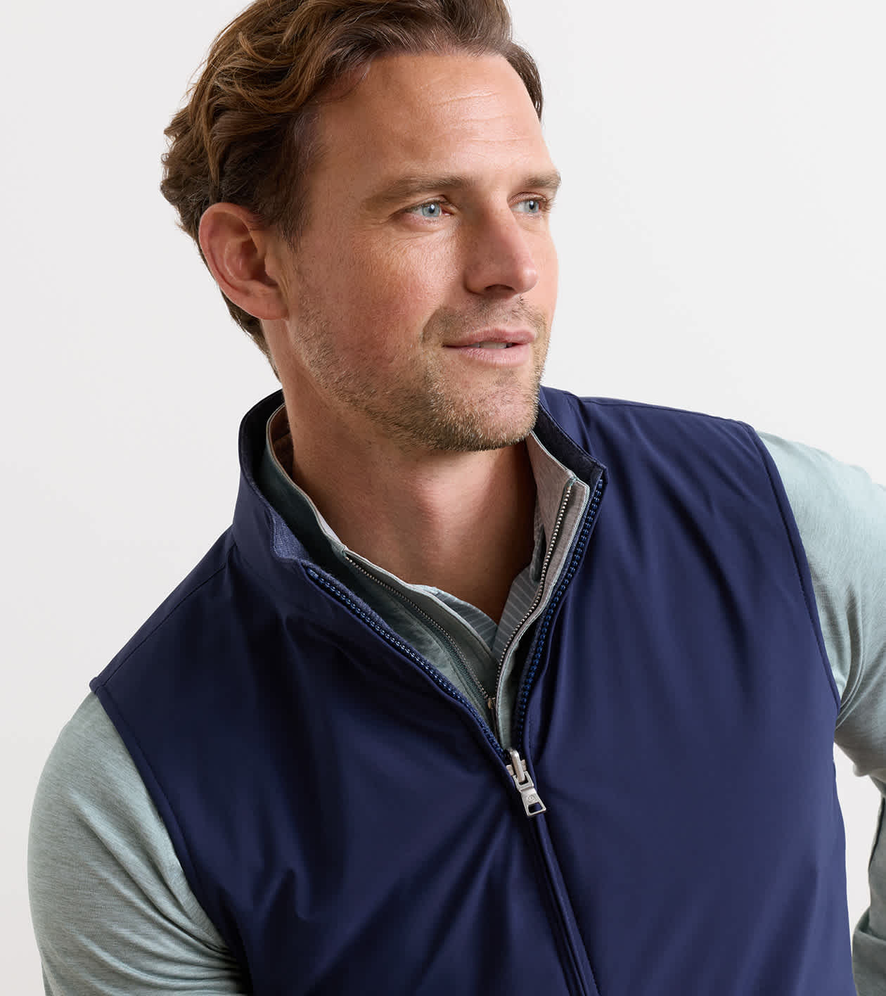 Gilet Réversible Golf Zero Restriction - Modèle Medinah CC - Taille S Vert - Polaire - Neuf