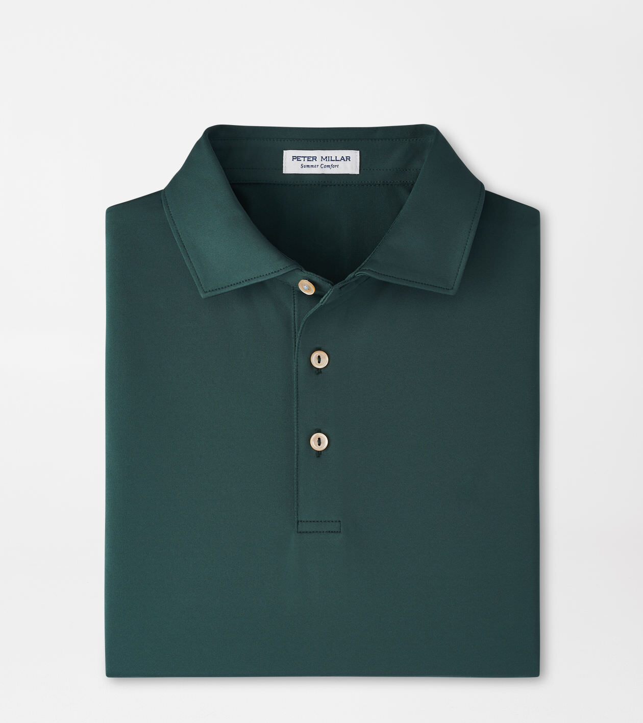 Solid Performance Jersey Polo (Sean Self-Collar) | Men's Polo Shirts ...