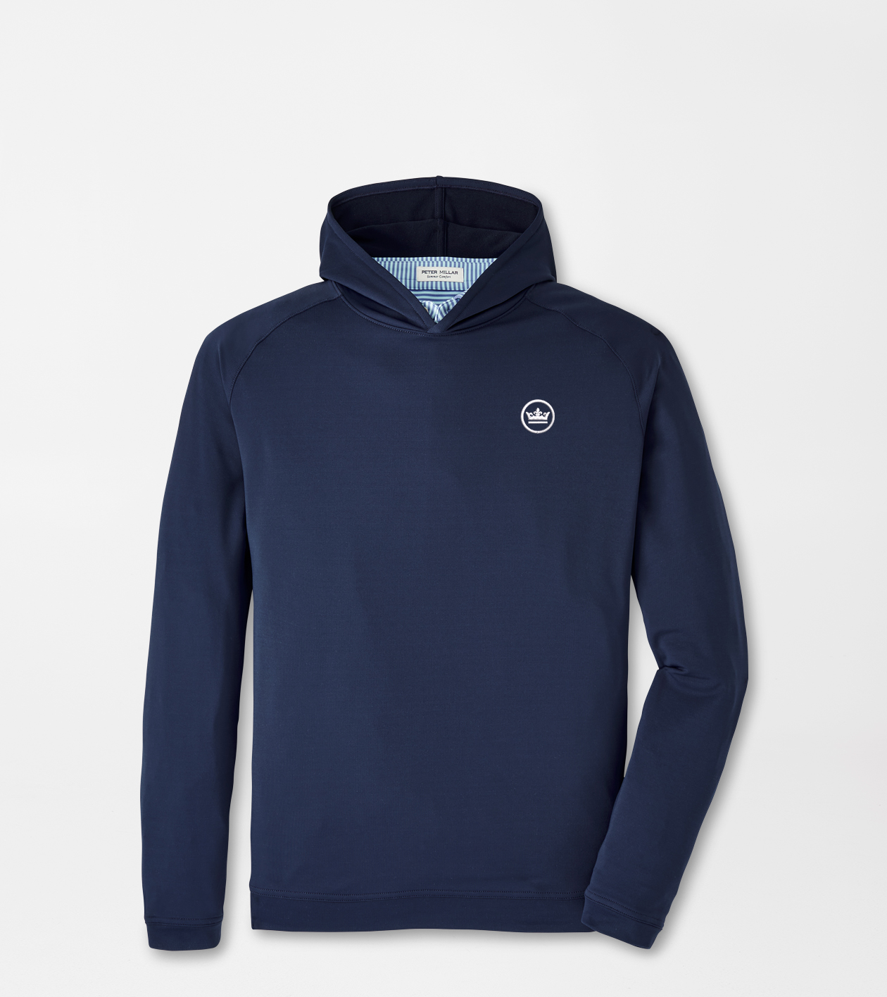 Crown Seal Pine Performance Hoodie | Men's Golf Pullovers | Peter