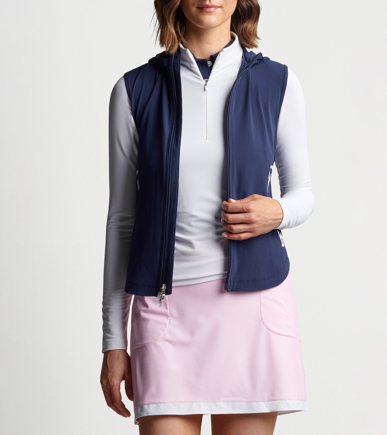 KL964] OVERSIZED CRICKET VEST FUCK LOVE EMBROIDERY Color