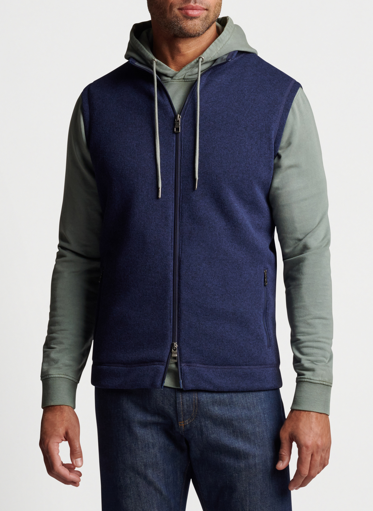 Peter millar crown fleece sweater vest Clearance