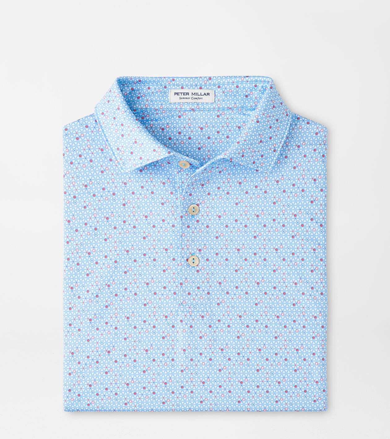 Costanzo Geo Performance Jersey Polo | Men's Polos | Peter Millar
